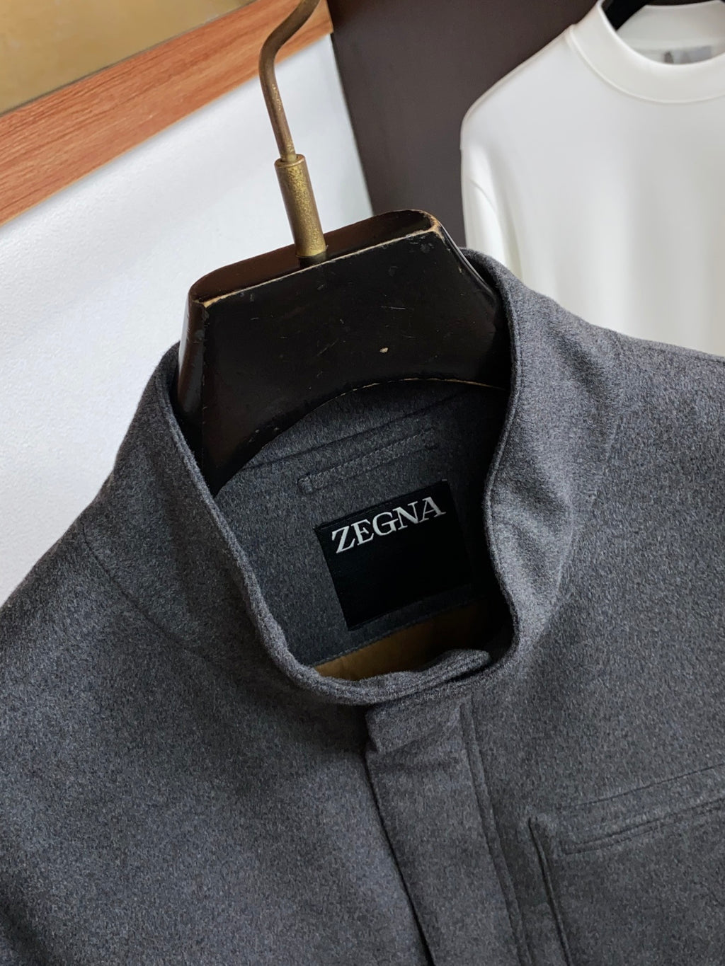 ZEGNA 2026 Fall/Winter New Arrival Wool Stand-Collar Down Jacket