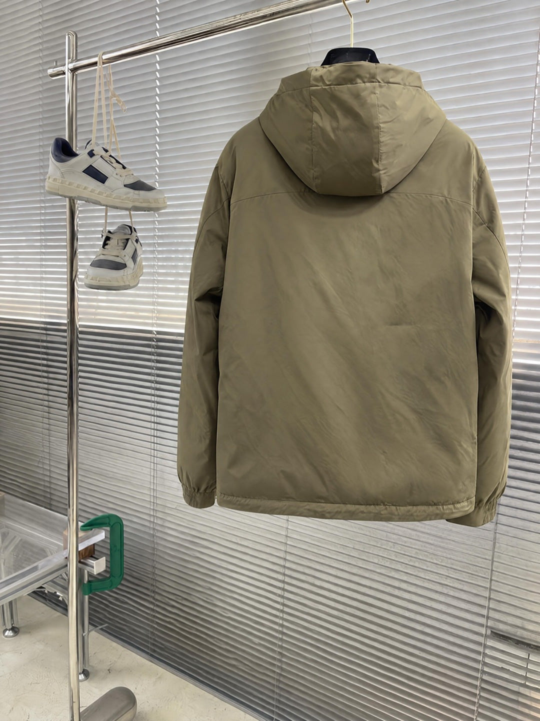 Prada ’90s-Inspired Utility Down Jacket | 90% White Duck Down