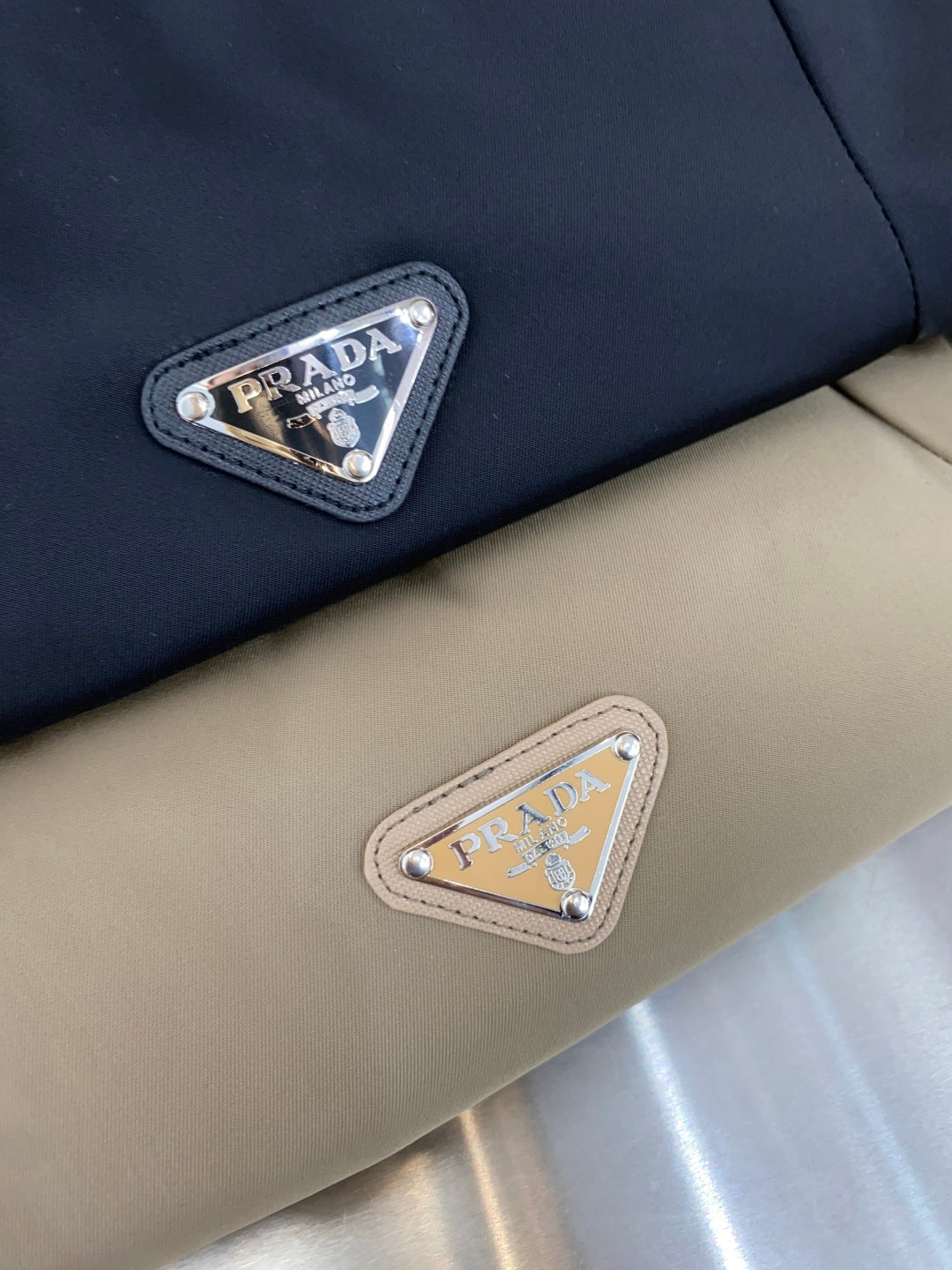 Prada ’90s-Inspired Utility Down Jacket | 90% White Duck Down
