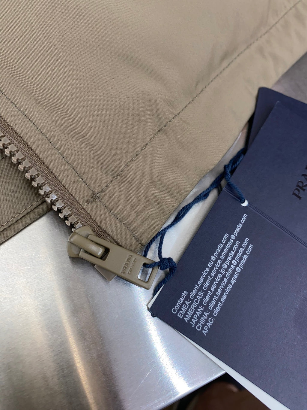 Prada ’90s-Inspired Utility Down Jacket | 90% White Duck Down