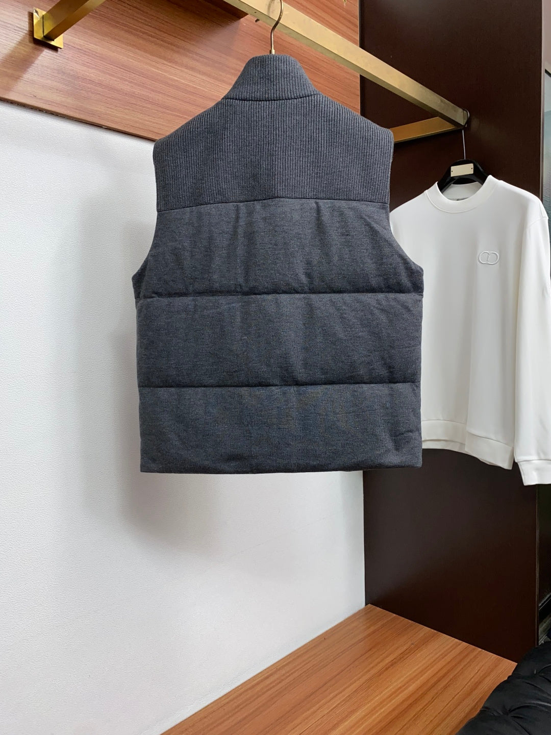 Loro Piana Wool Knit Down Vest | Rich Texture, Refined Layering
