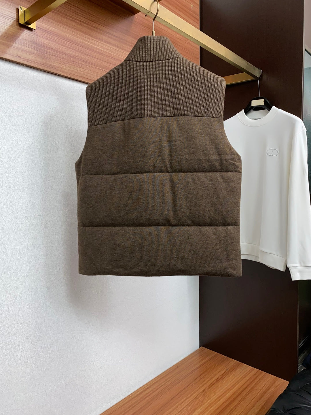 Loro Piana Wool Knit Down Vest | Distinctive Texture, Effortless Style