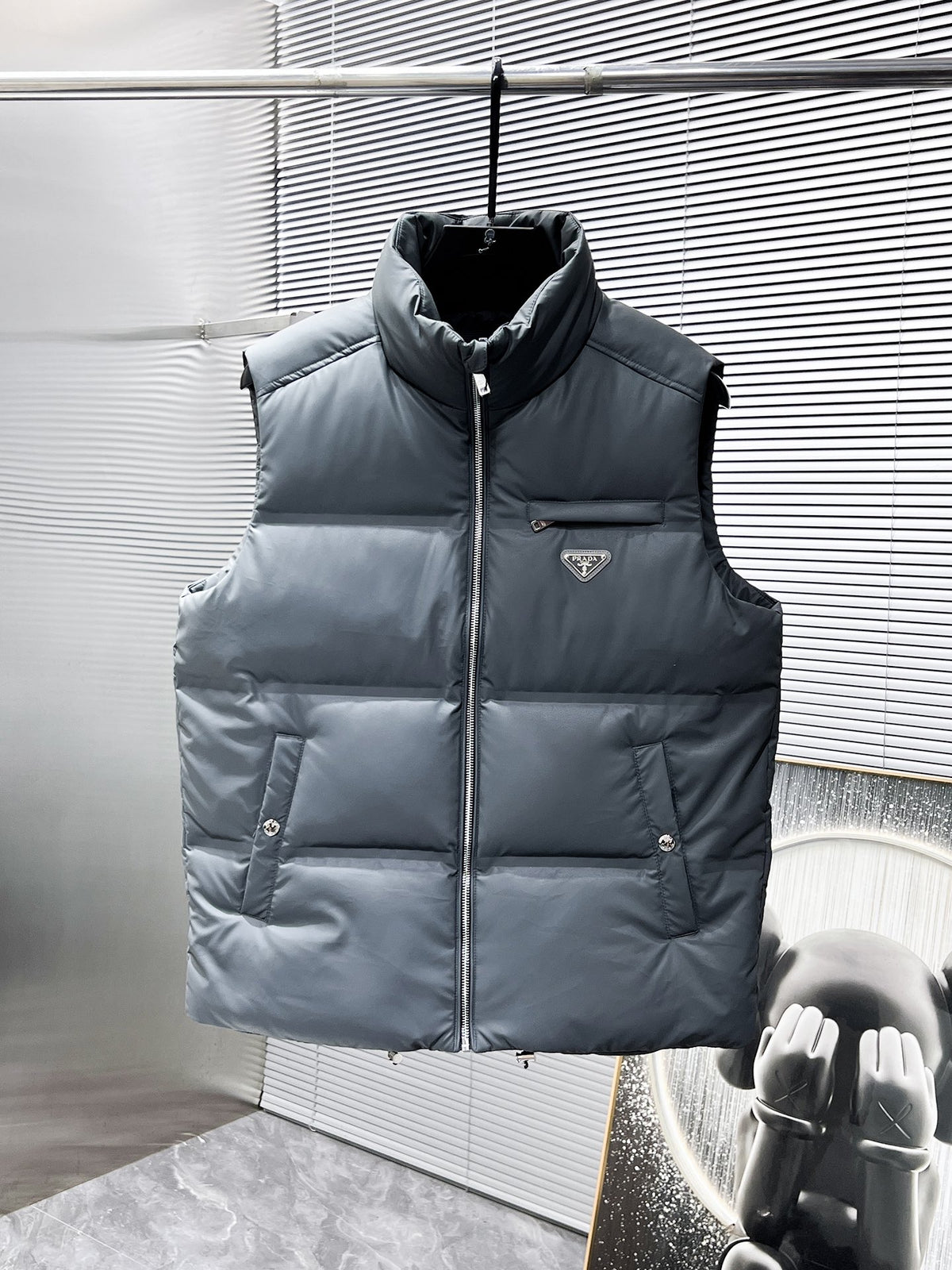 PRADA Stand-Collar Down Vest | A Sharper Take on Winter Layering