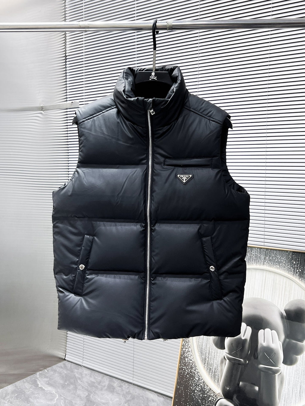PRADA Stand-Collar Down Vest | A Sharper Take on Winter Layering