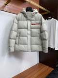 PRADA Hooded Down Jacket | Quilted Design & Modern Urban Style