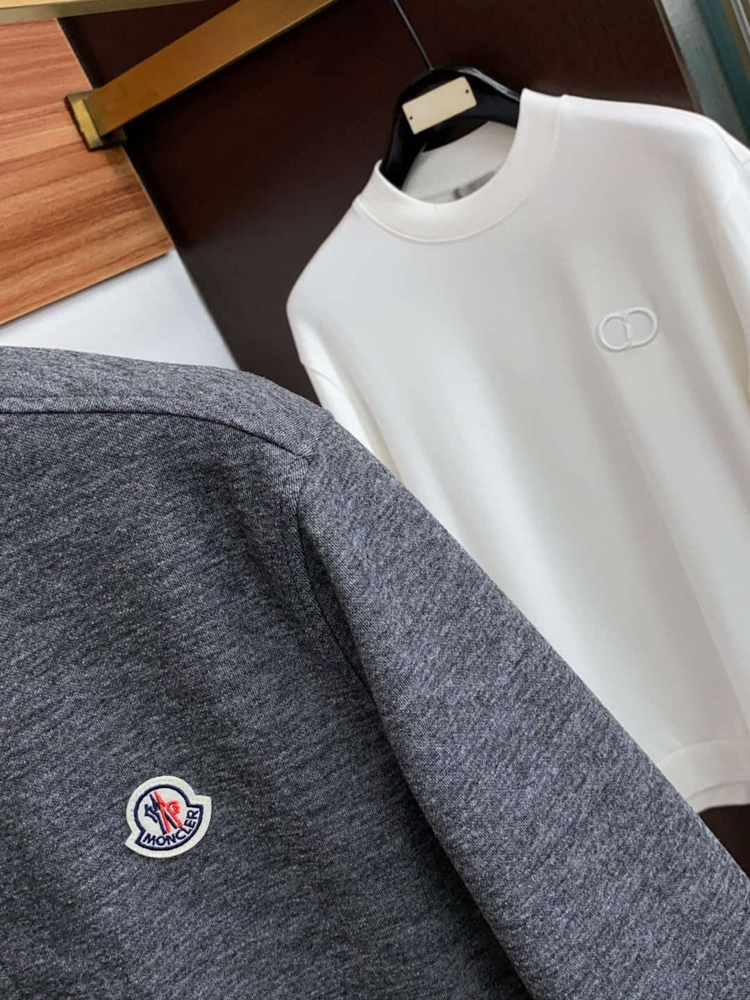 MONCLER Men’s Wool Stand-Collar Jacket | Refined Business-Casual Style