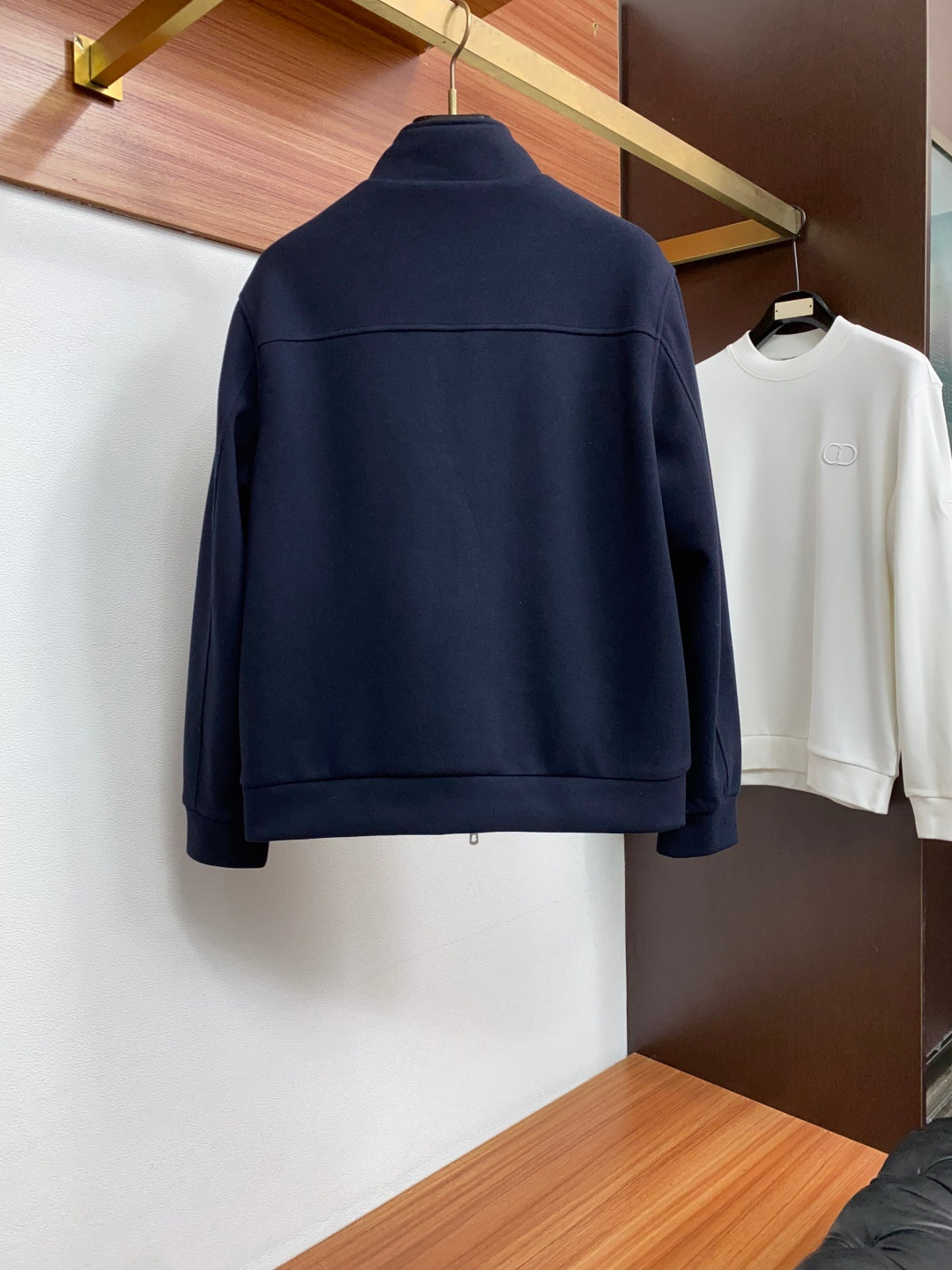 MONCLER Men’s Stand-Collar Wool Jacket | Beyond Formal, Always Refined