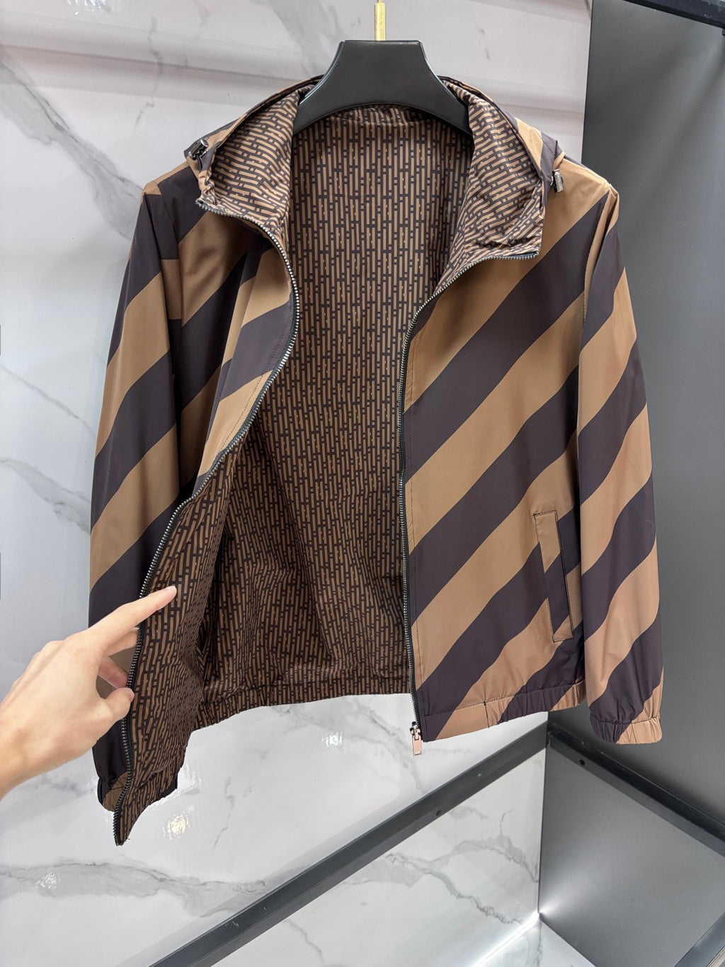 FENDI Reversible Jacket | A Fresh Look on Either Side