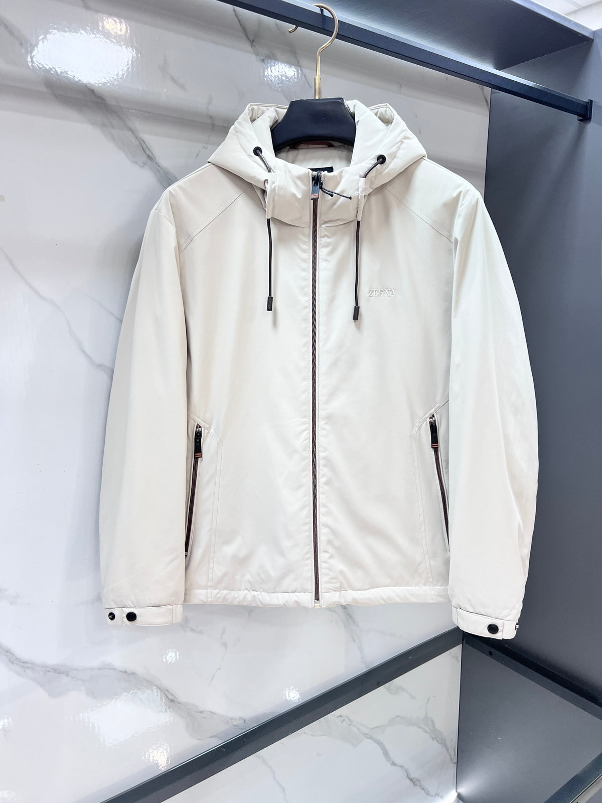ZEGNA 2026 Men’s Hooded Down Jacket | Understated Style for Winter