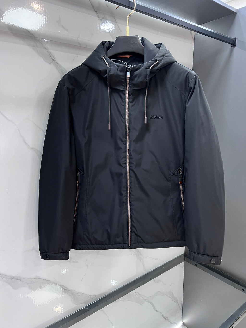 ZEGNA 2026 Men’s Hooded Down Jacket | Understated Style for Winter