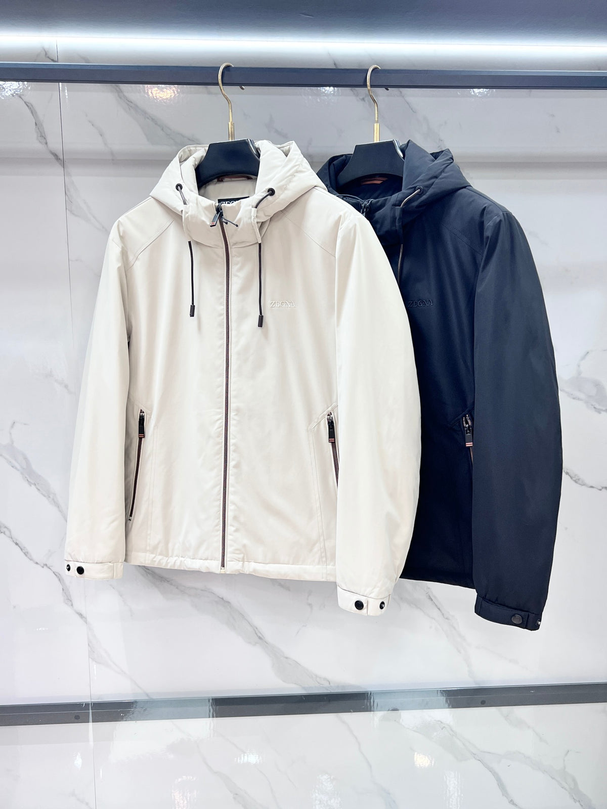 ZEGNA 2026 Men’s Hooded Down Jacket | Understated Style for Winter