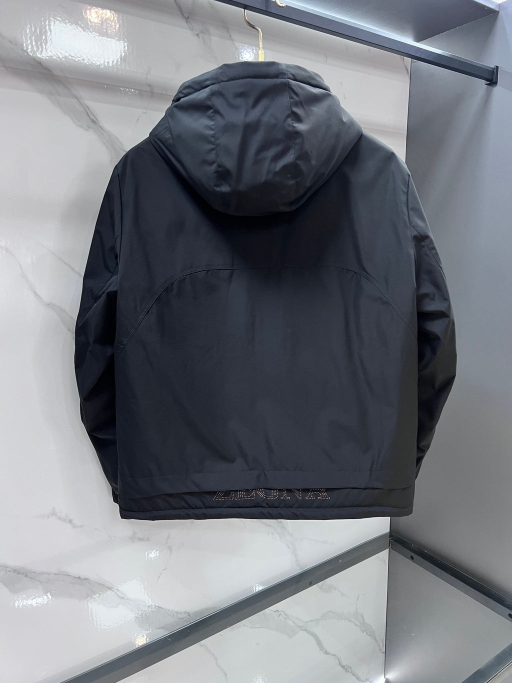 ZEGNA 2026 Men’s Hooded Down Jacket | Understated Style for Winter